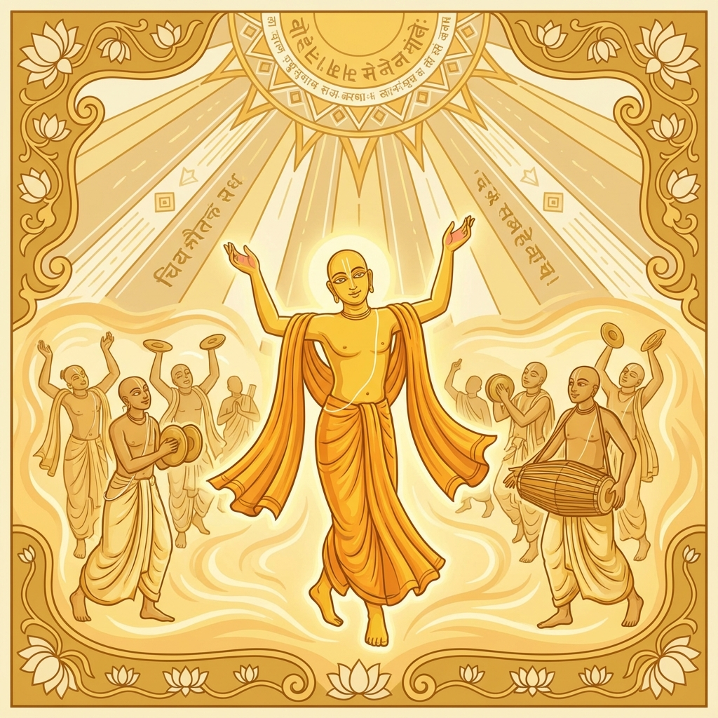 Lord Chaitanya Dancing